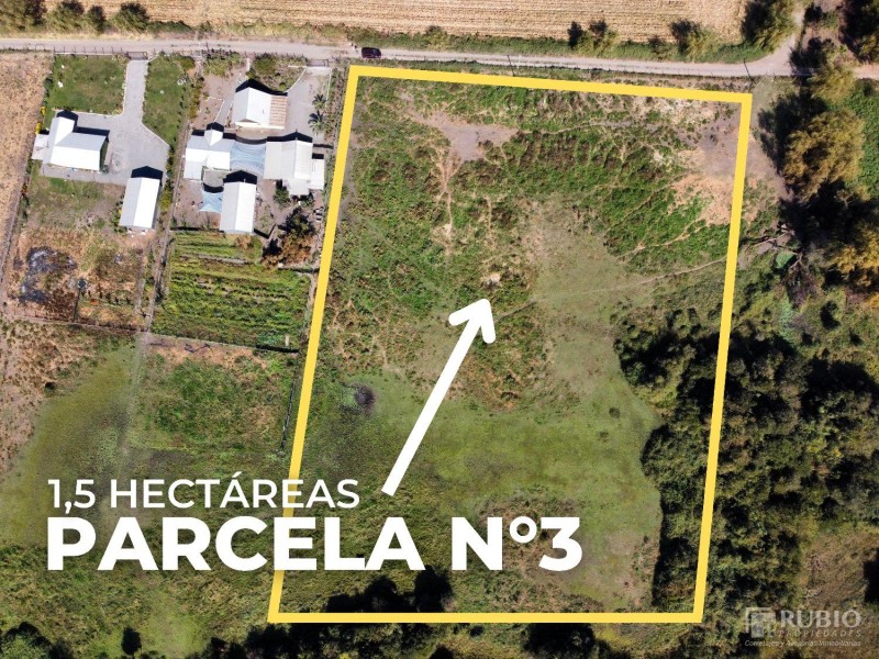 SE VENDE PARCELA DE 1,5 HÃ¡s. SECTOR PORVENIR PALMIRA ABAJO, RUTA K-613, TALCA